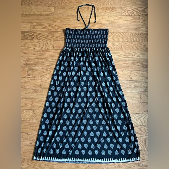 Women’s Lilly Morgan Strapless Dress With Elasticized Bodice Top Flowy Skirt - Picture 9 of 11